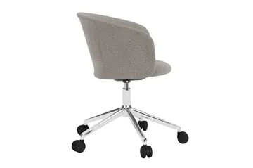 Kendo Swivel office chair with 5 wheels - Porcelain-polished aluminium - Hem
