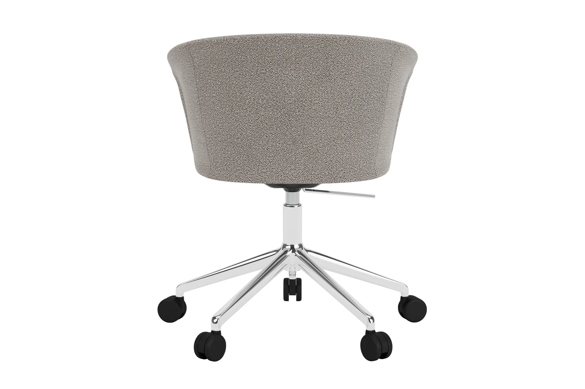 Kendo Swivel office chair with 5 wheels, Porcelain-polished aluminium Hem