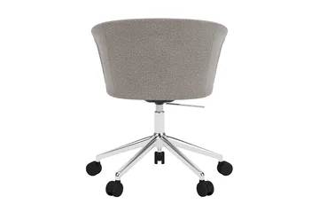 Kendo Swivel office chair with 5 wheels - Porcelain-polished aluminium - Hem