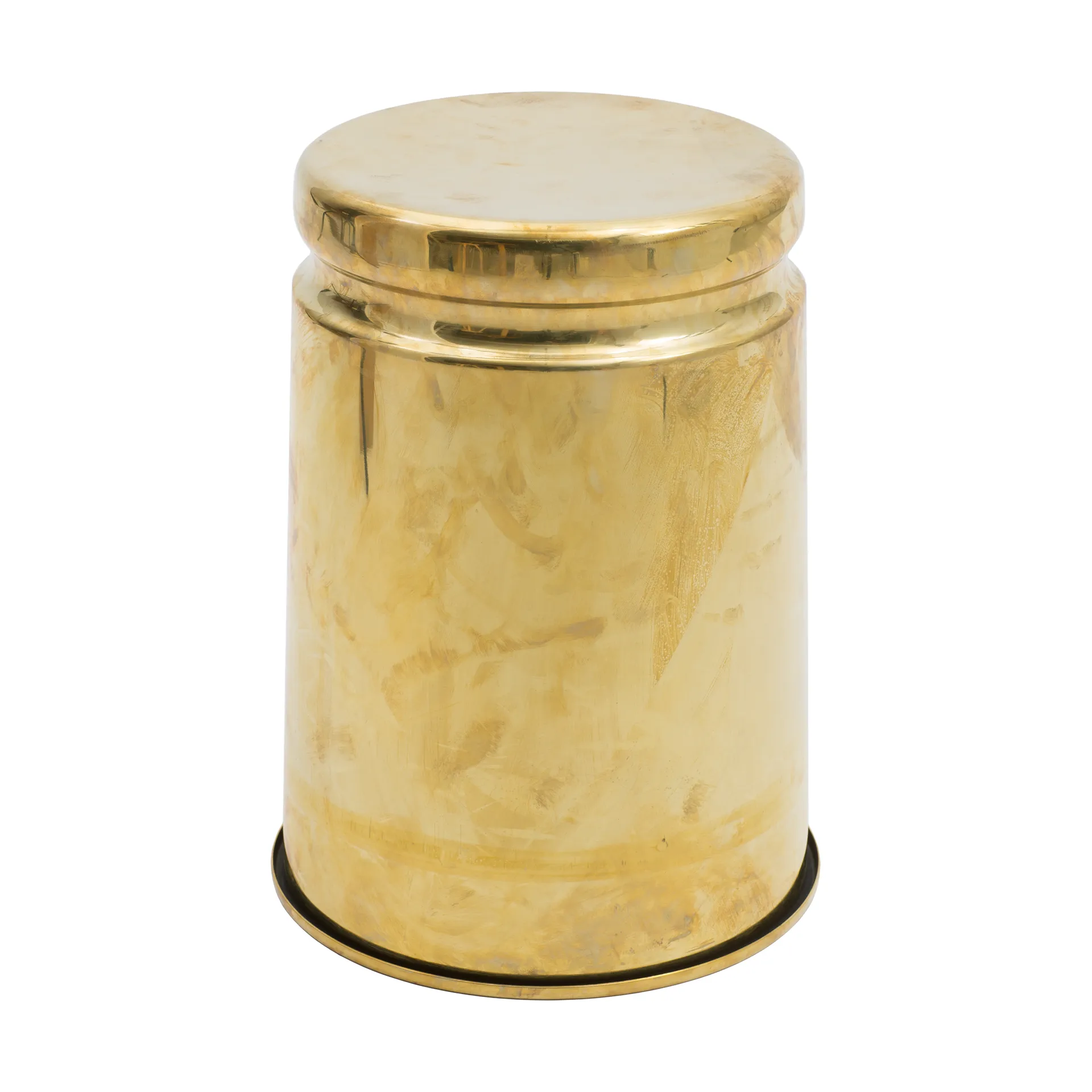 Last stool Ø32x44 cm, Brass Hem
