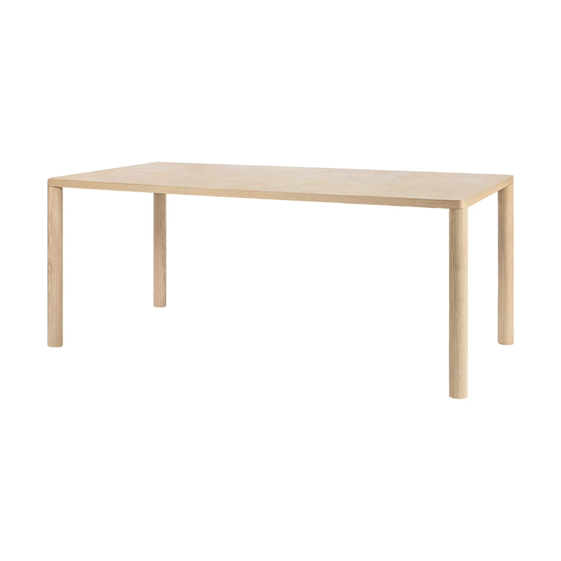 Log dining table 90x180 cm, Oak Hem