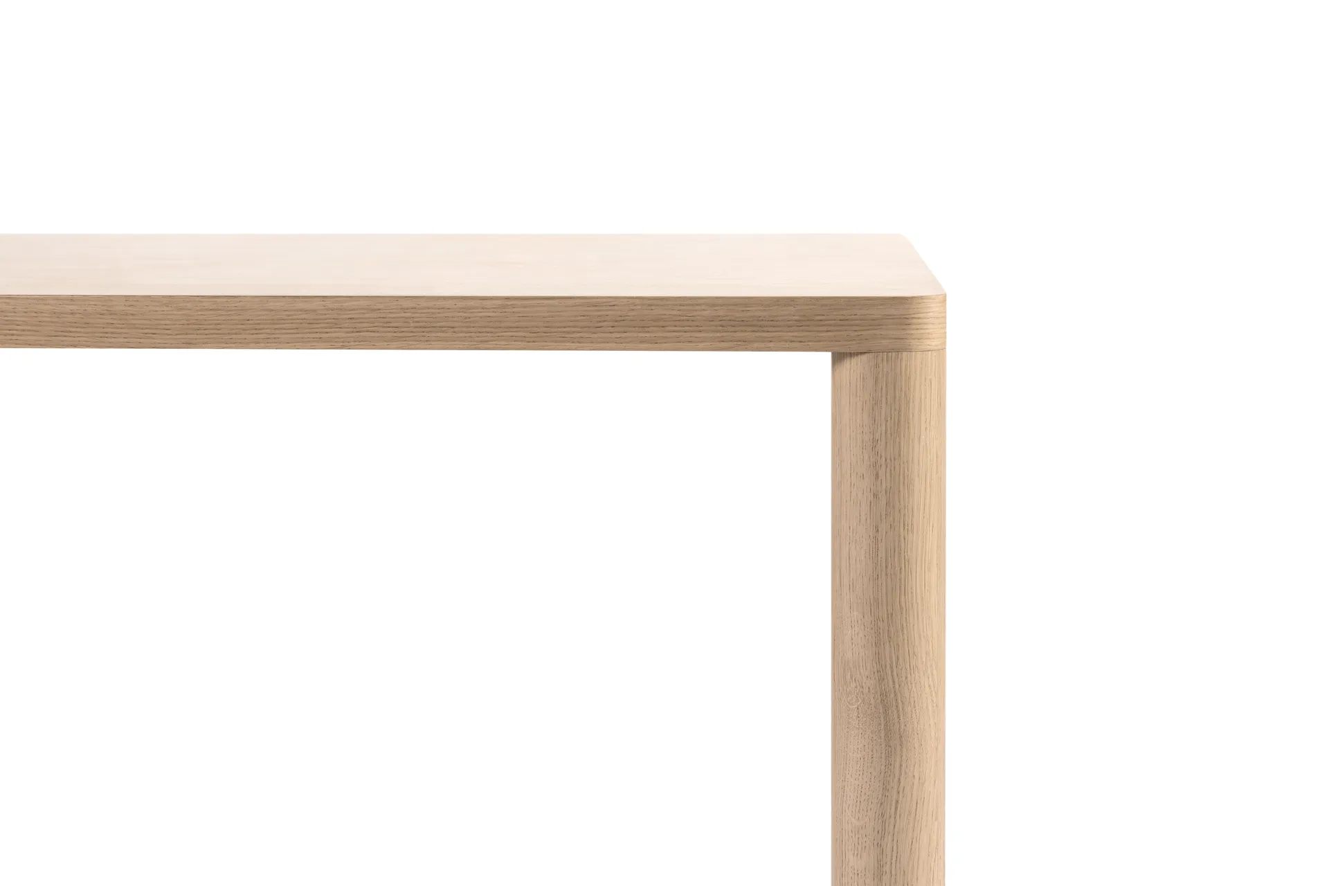 Log dining table 90x180 cm, Oak Hem
