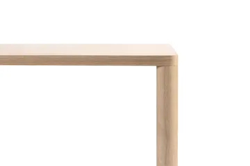 Log dining table 90x180 cm - Oak - Hem
