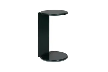 Lolly side table 56 cm - Black green gloss - Hem