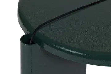 Lolly side table 56 cm - Black green gloss - Hem