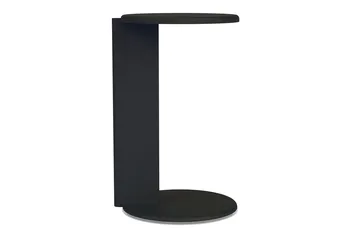 Lolly side table 56 cm - Black grey matte - Hem