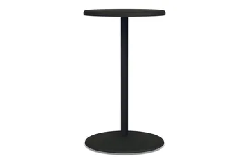 Lolly side table 56 cm - Black grey matte - Hem