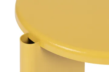 Lolly side table 56 cm - Ochre yellow gloss - Hem
