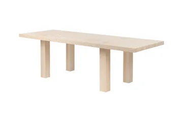 Max dining table with benches 250 cm - Ash - Hem