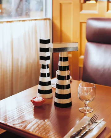 Molino Horizontal salt- & pepper mill 29 cm - Black-white - Hem