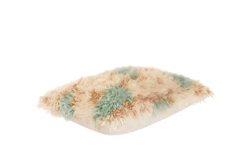 Monster cushion Large 40x60 cm - Turquoise-peach - Hem