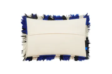 Monster cushion Large 40x60 cm - Ultramarine blue-off white - Hem