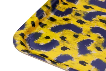 Monster tray Medium 37x53 cm - Ochre yellow-grey-black - Hem