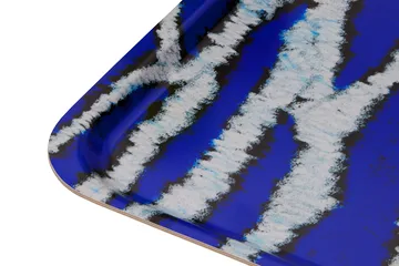 Monster tray Medium 37x53 cm - Ultramarine blue-white - Hem