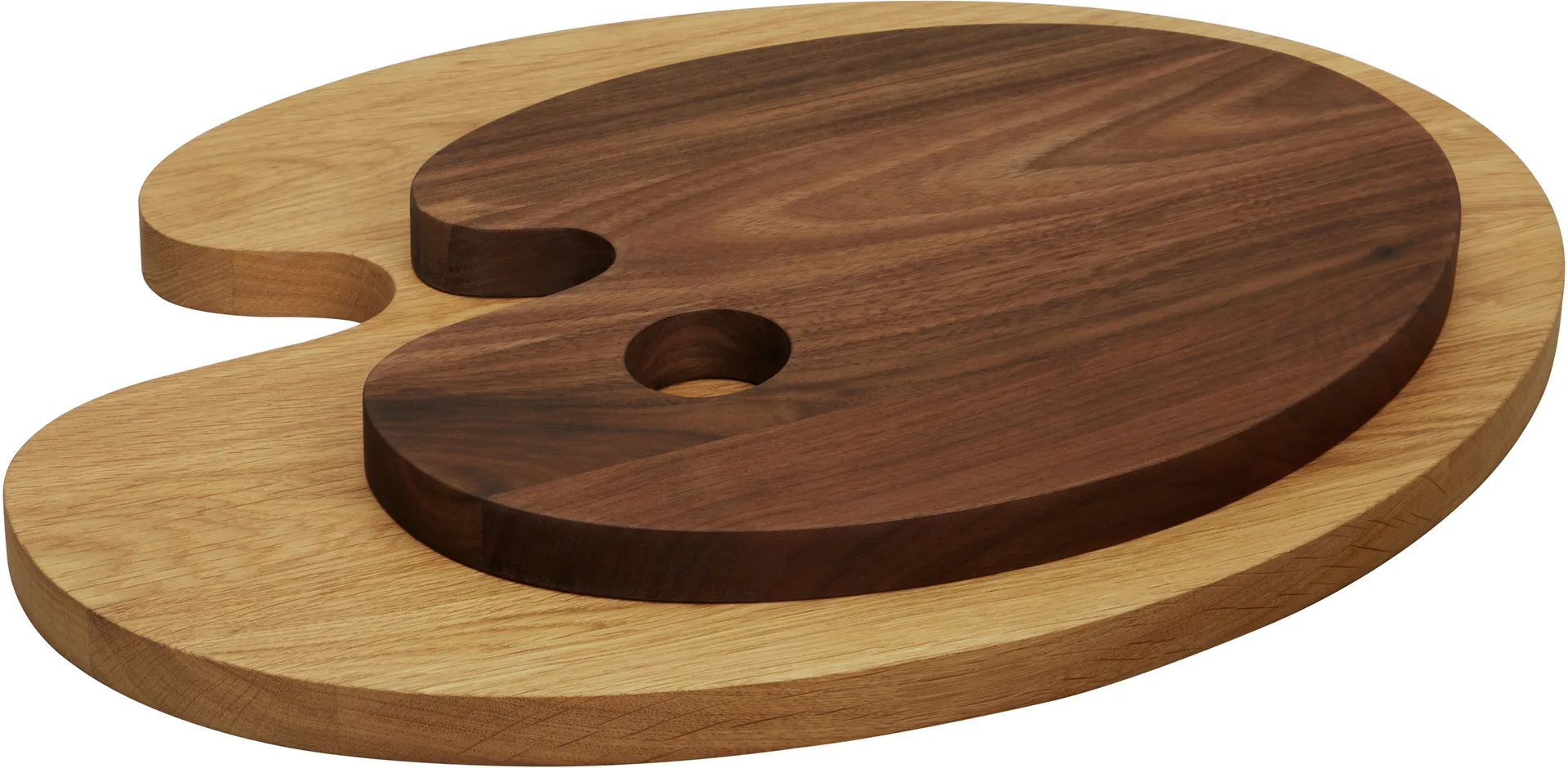 Palette cutting board Large 34x47 cm, Walnut Hem