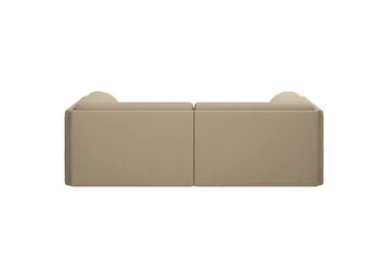 Palo Block 2-seater sofa with arm rest Low 200 cm - Beige - Hem