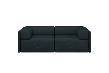 Palo Block 2-seater sofa with arm rest Low 200 cm - Pine - Hem