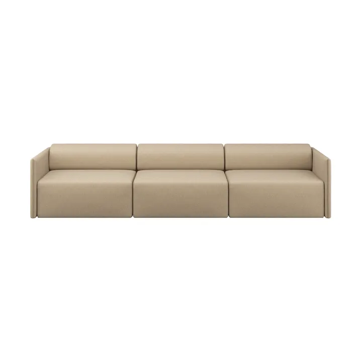 Palo Block 3-seater sofa Low 295 cm - Beige - Hem