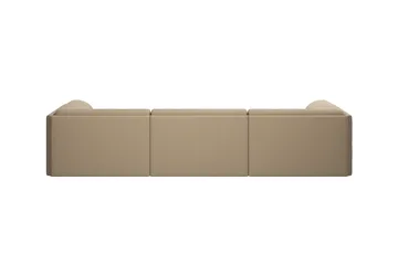 Palo Block 3-seater sofa with arm rest Low 295 cm - Beige - Hem