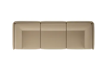 Palo Block 3-seater sofa with arm rest Low 295 cm - Beige - Hem