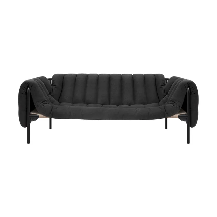 Puffy 2,5-seater sofa 205 cm - Anthracite-black grey - Hem