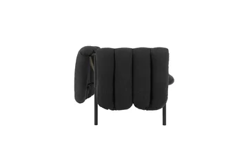 Puffy 2,5-seater sofa 205 cm - Anthracite-black grey - Hem