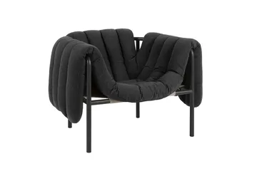 Puffy lounge chair - Anthracite-black grey - Hem
