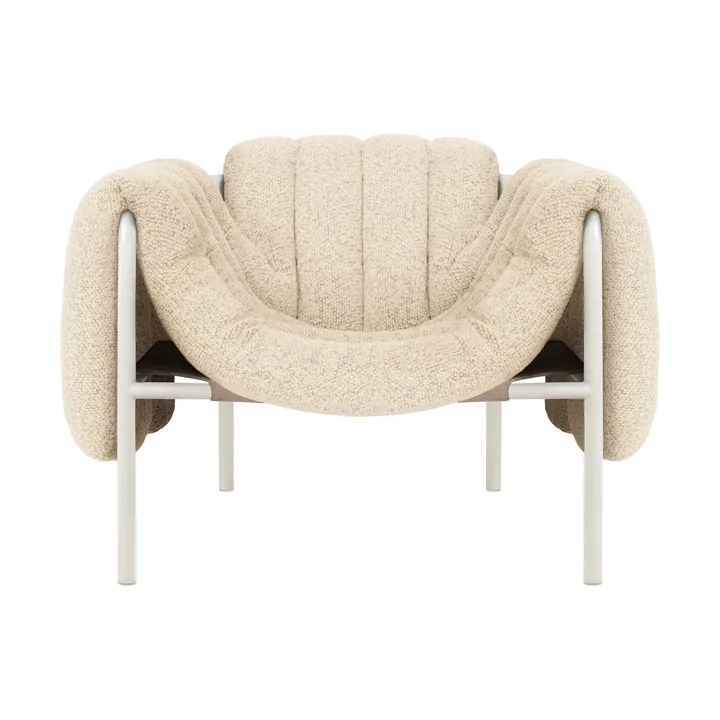 Puffy lounge chair - Eggshell-cream - Hem