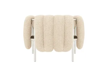 Puffy lounge chair - Eggshell-cream - Hem