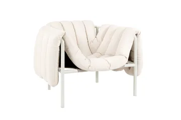 Puffy lounge chair - Natural-cream - Hem