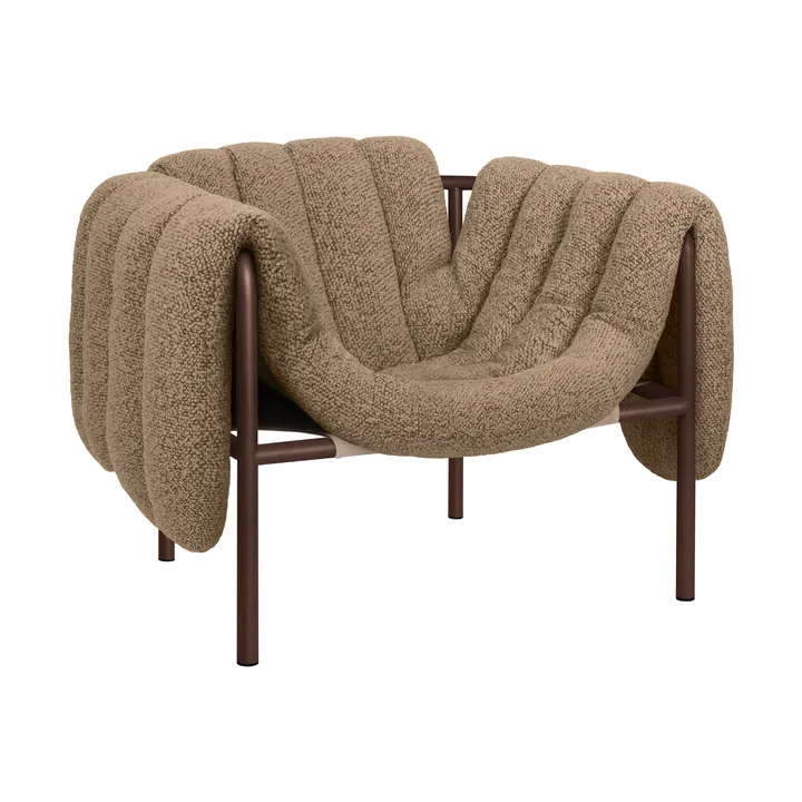 Puffy lounge chair - Sawdust-chocolate brown - Hem