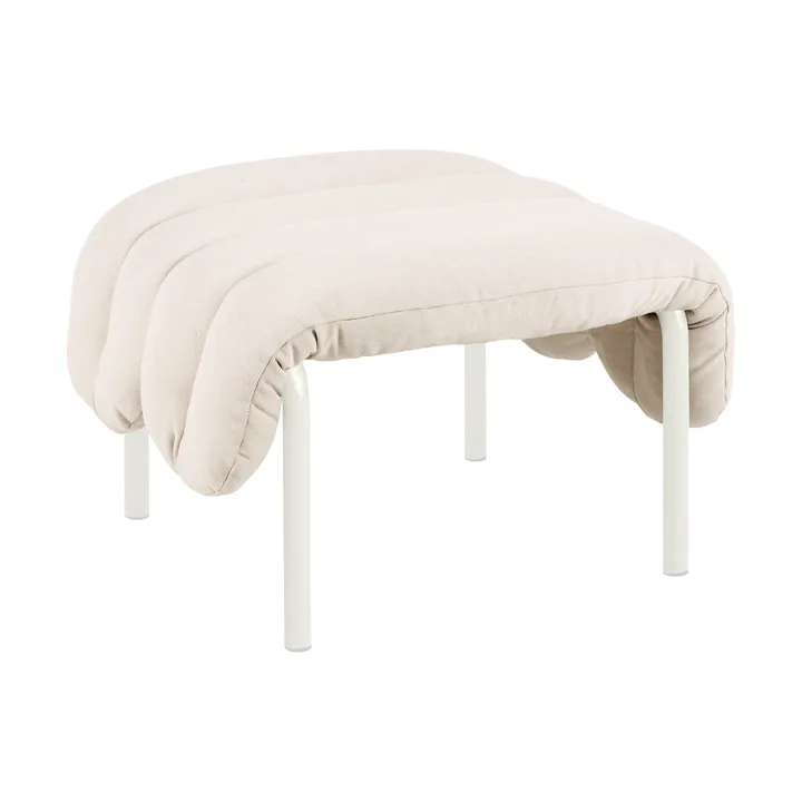 Puffy ottoman 58x67 cm - Natural-cream - Hem