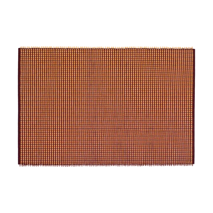 Rope rug Large 200x300 cm - Terracotta - Hem