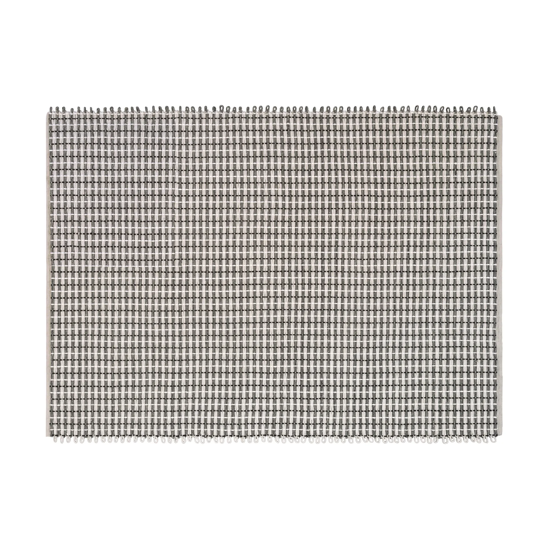 Rope rug Medium 170x240 cm, Salt & Pepper Hem