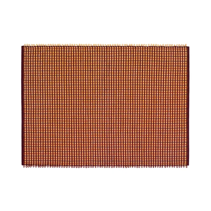 Rope rug Medium 170x240 cm - Terracotta - Hem