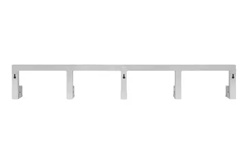 Tig Quintuple hook 115 cm - Brushed aluminum - Hem