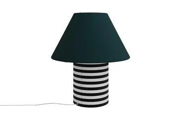 Toto table lamp Large 64 cm - Pine-black & white stripes - Hem