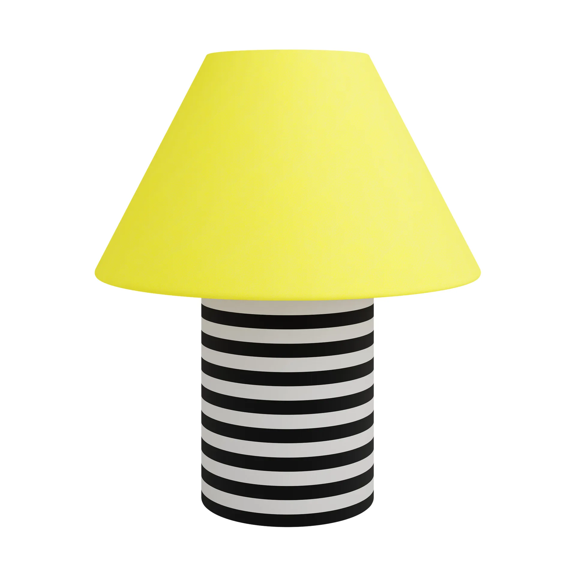 Toto table lamp Large 64 cm, Wax yellow-black & white stripes Hem