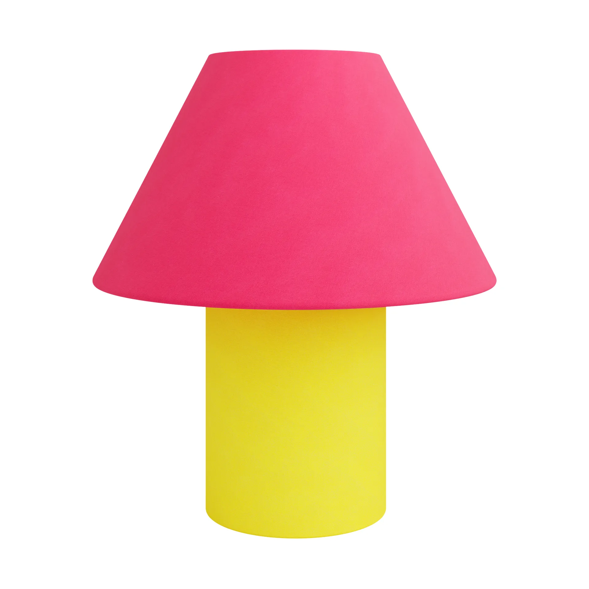 Toto table lamp Medium 47 cm, Magenta-wax yellow Hem