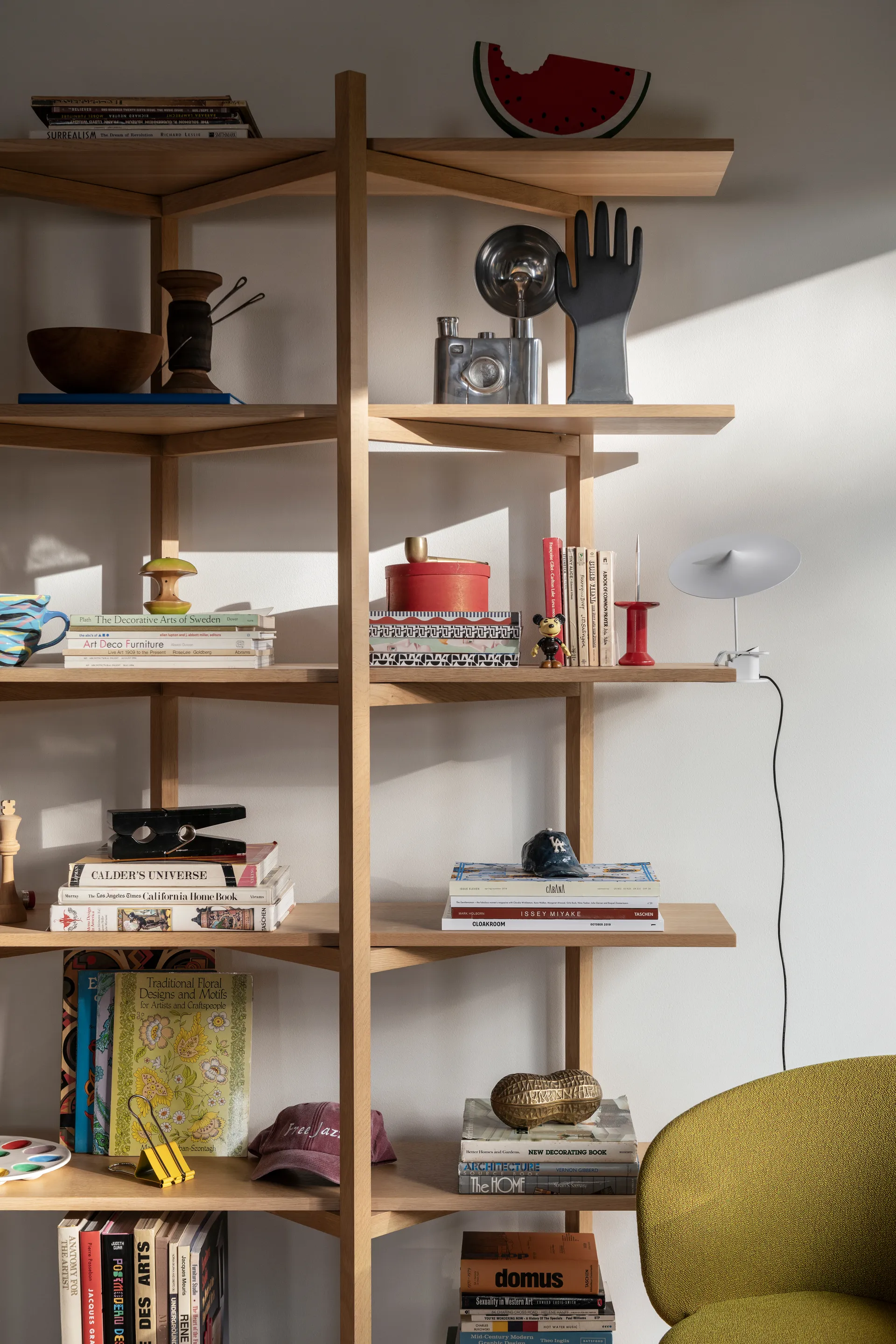 Zig Zag shelf High 175x214 cm, Oak Hem