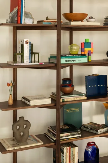 Zig Zag shelf High 175x214 cm - Walnut - Hem