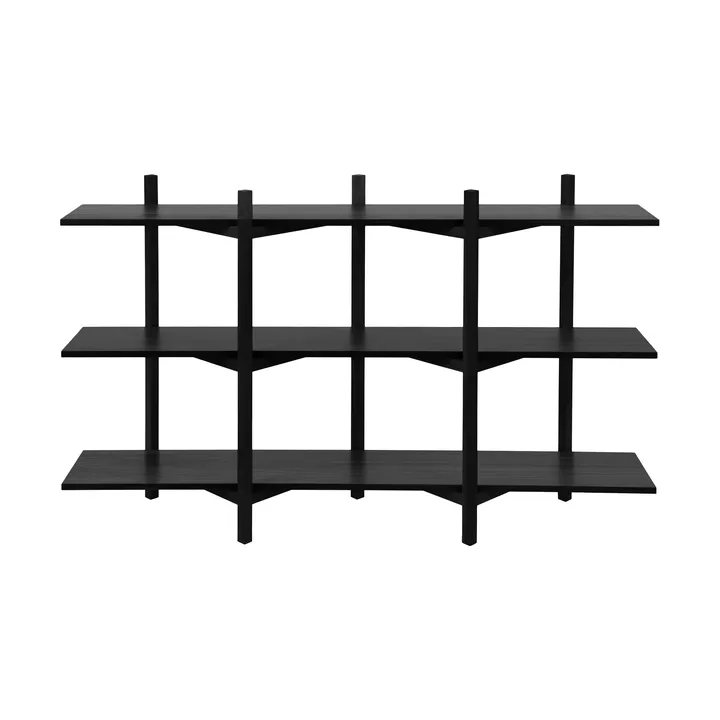 Zig Zag shelf Low 175x100 cm - Black - Hem