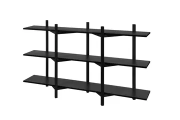 Zig Zag shelf Low 175x100 cm - Black - Hem