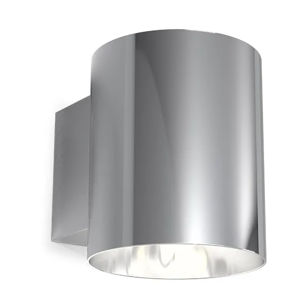 Evoke wall lamp small, Chrome Herstal