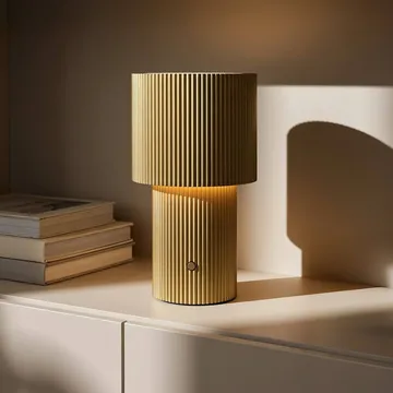 Iluma portable table lamp - Gold - Herstal