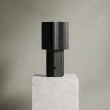 Iluma portable table lamp - Jet black - Herstal