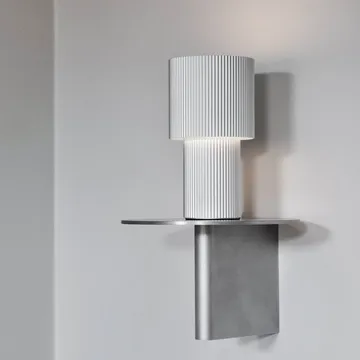 Iluma portable table lamp - Silver - Herstal