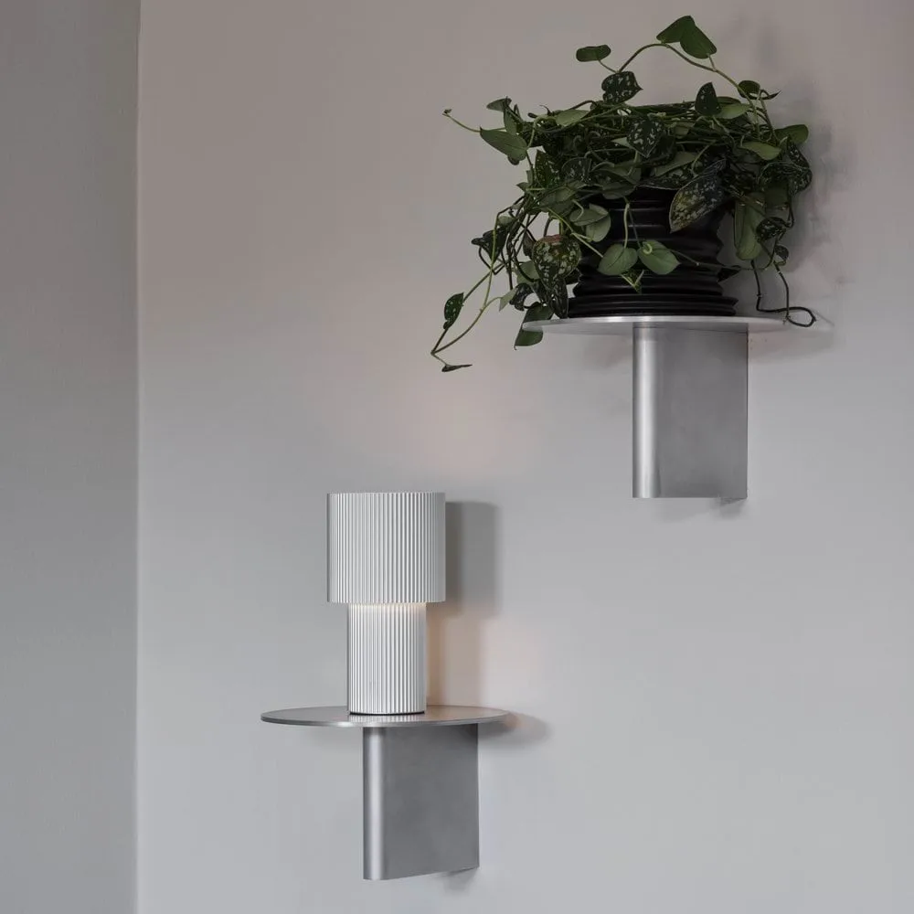 Iluma portable table lamp, Silver Herstal