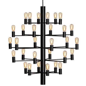 Manola 30 chandelier - Black - Herstal
