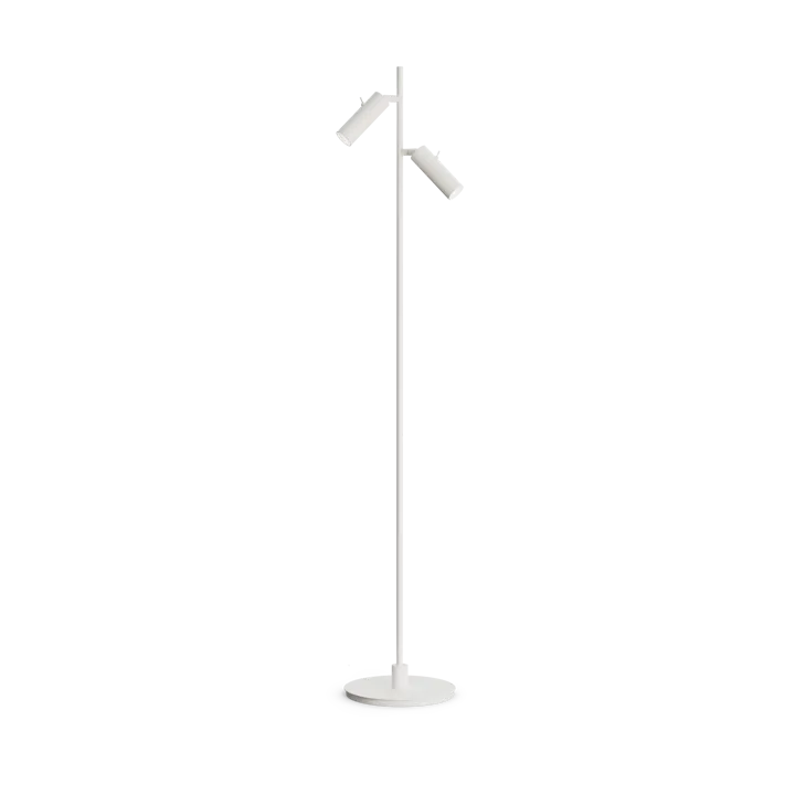 Pipeline floor lamp - Matte white, double - Herstal